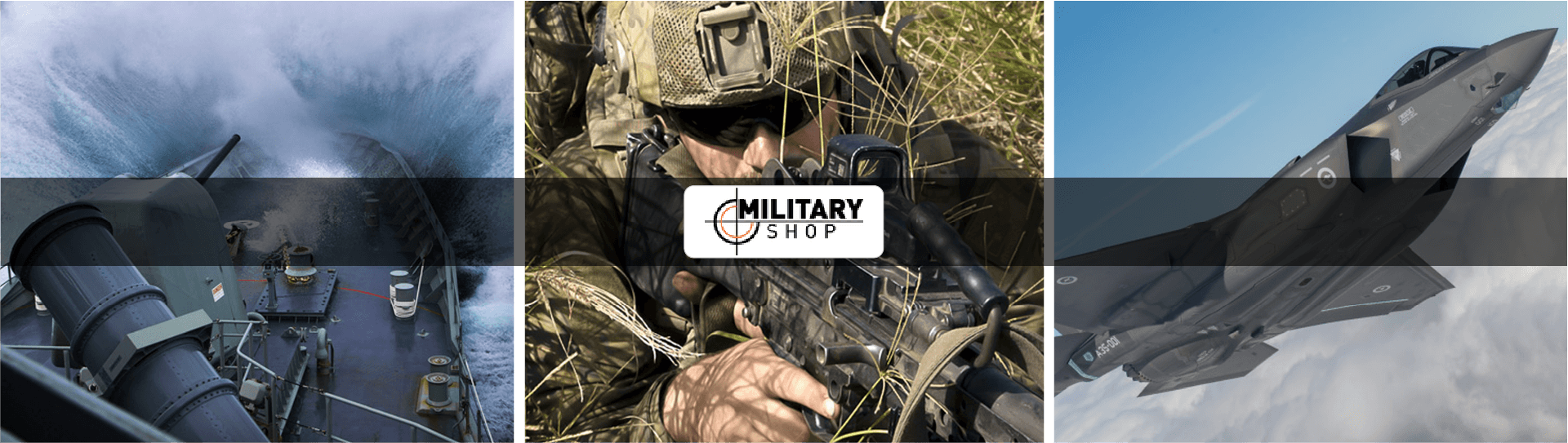 military shop Banner